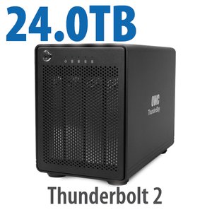 24.0TB OWC ThunderBay 4 RAID Four-Drive Thunderbolt 2 HDD External Storage Solution